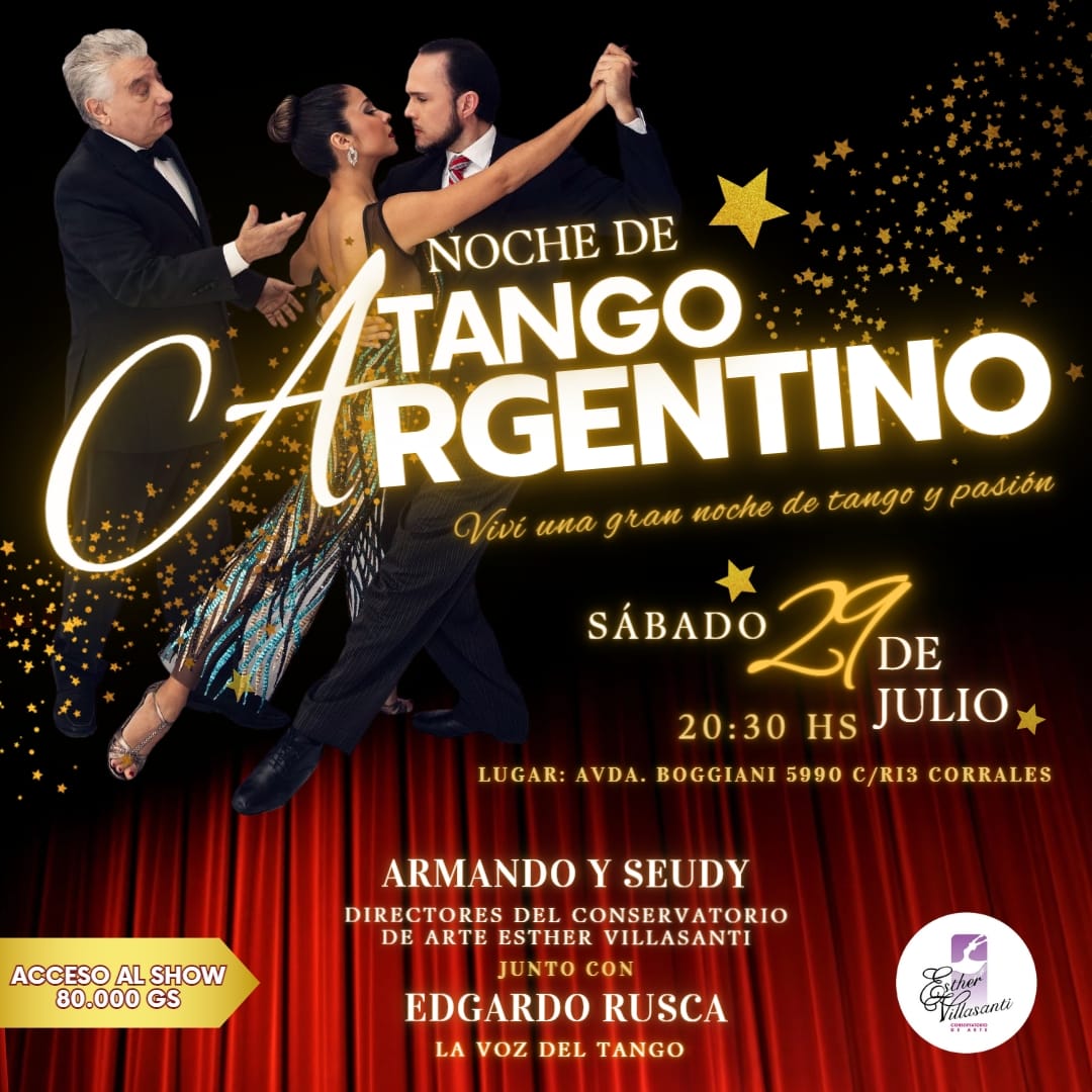 Tango Show am 29. Juli in Asuncion