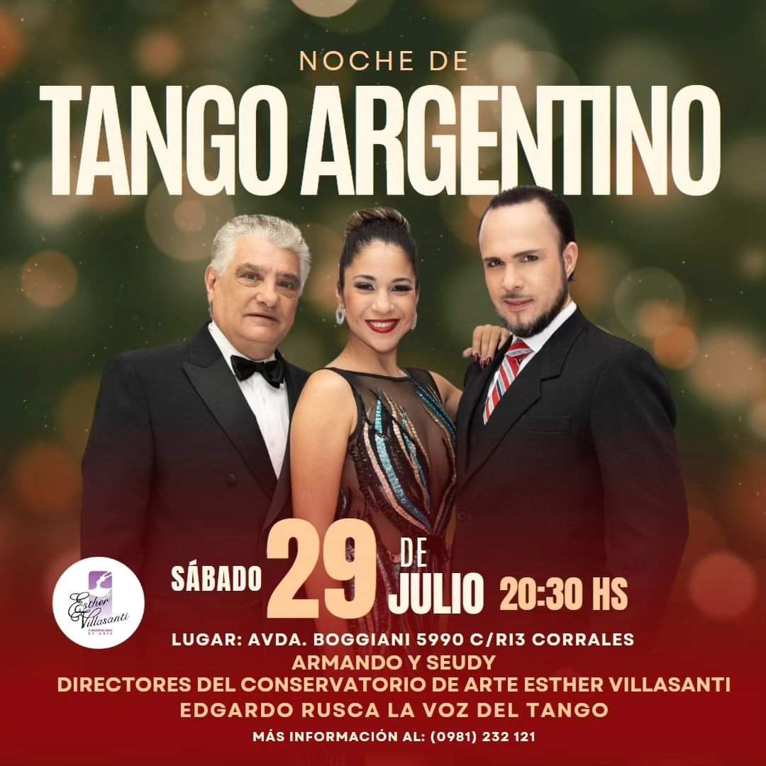 Tango Show am 29. Juli in Asuncion